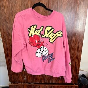 Hot stuff racing pink Sweatshirt